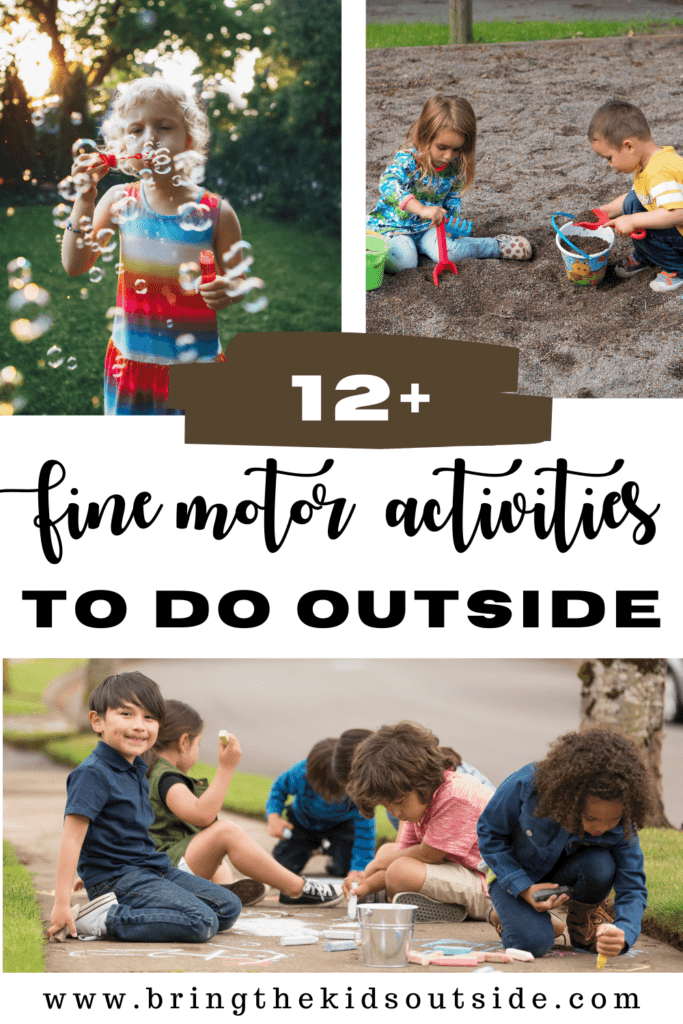 fine motor activities to do outside pin for pinterest 