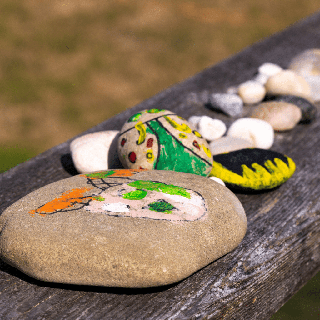 Things to do outside with your kids with rocks featured image